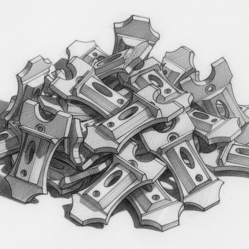 Rhombus Befestigungsclip