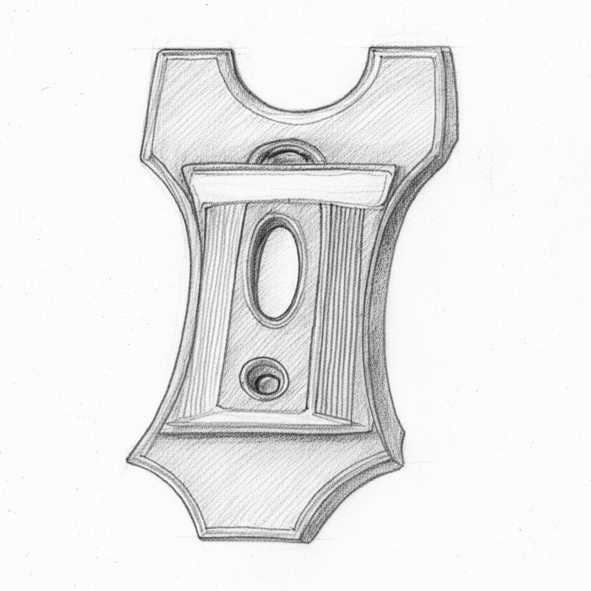 Rhombus Befestigungsclip
