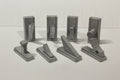 Wandhaken modular (8 Stück) mit 4 verschiedenen Hakenformen